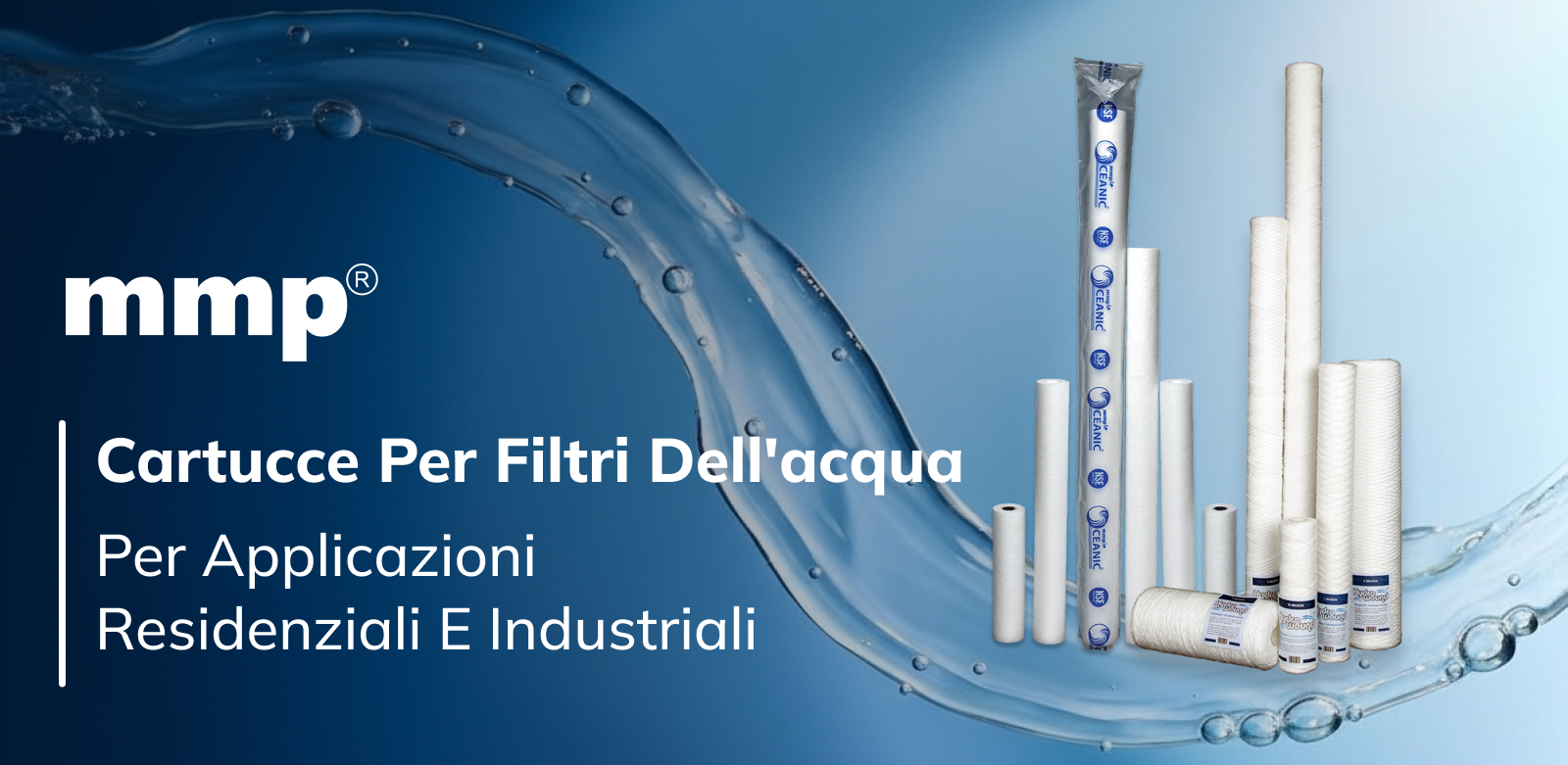 Soluzioni di cartucce filtranti per acqua residenziali e industriali