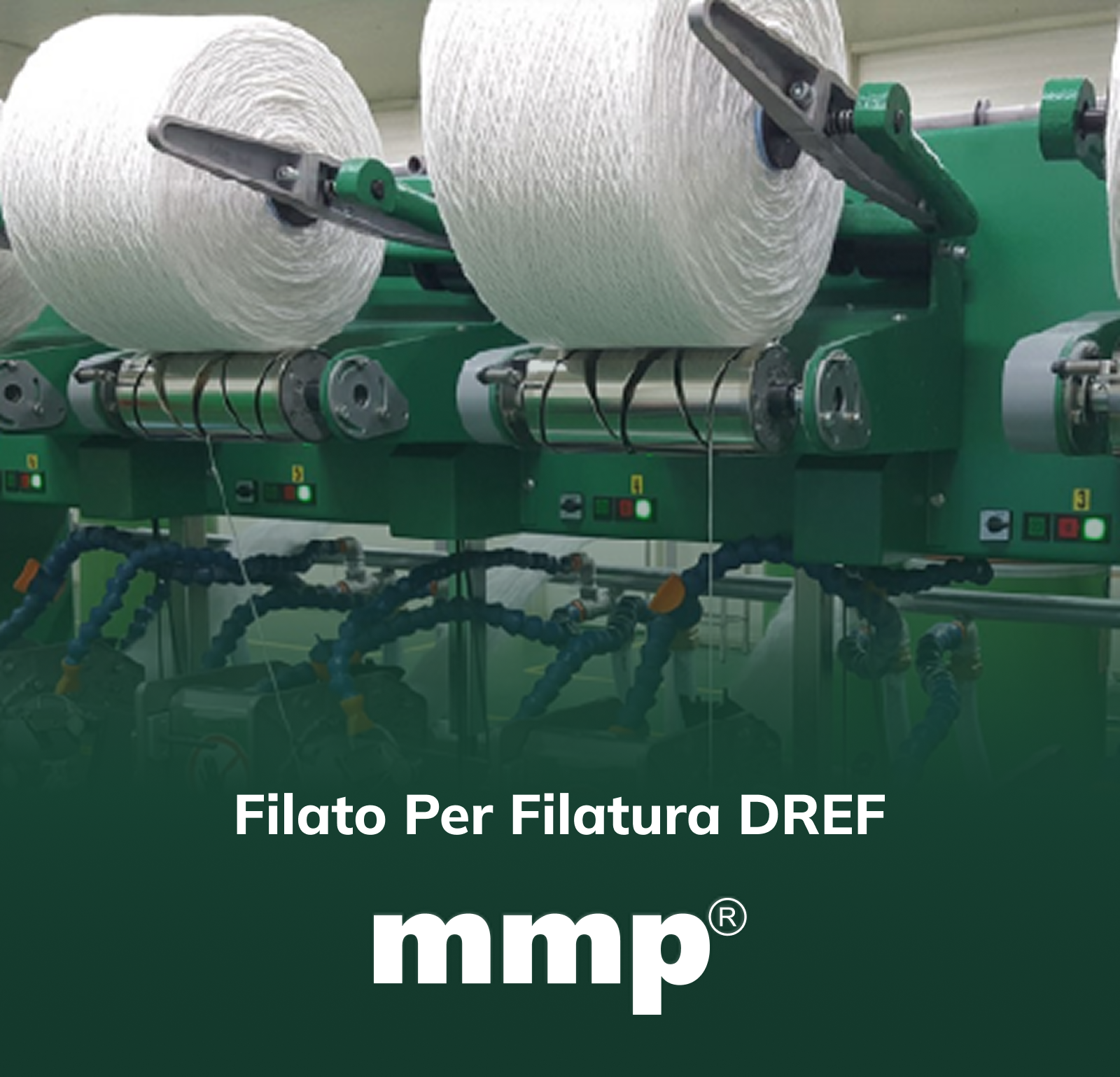 Filato per filatura DREF